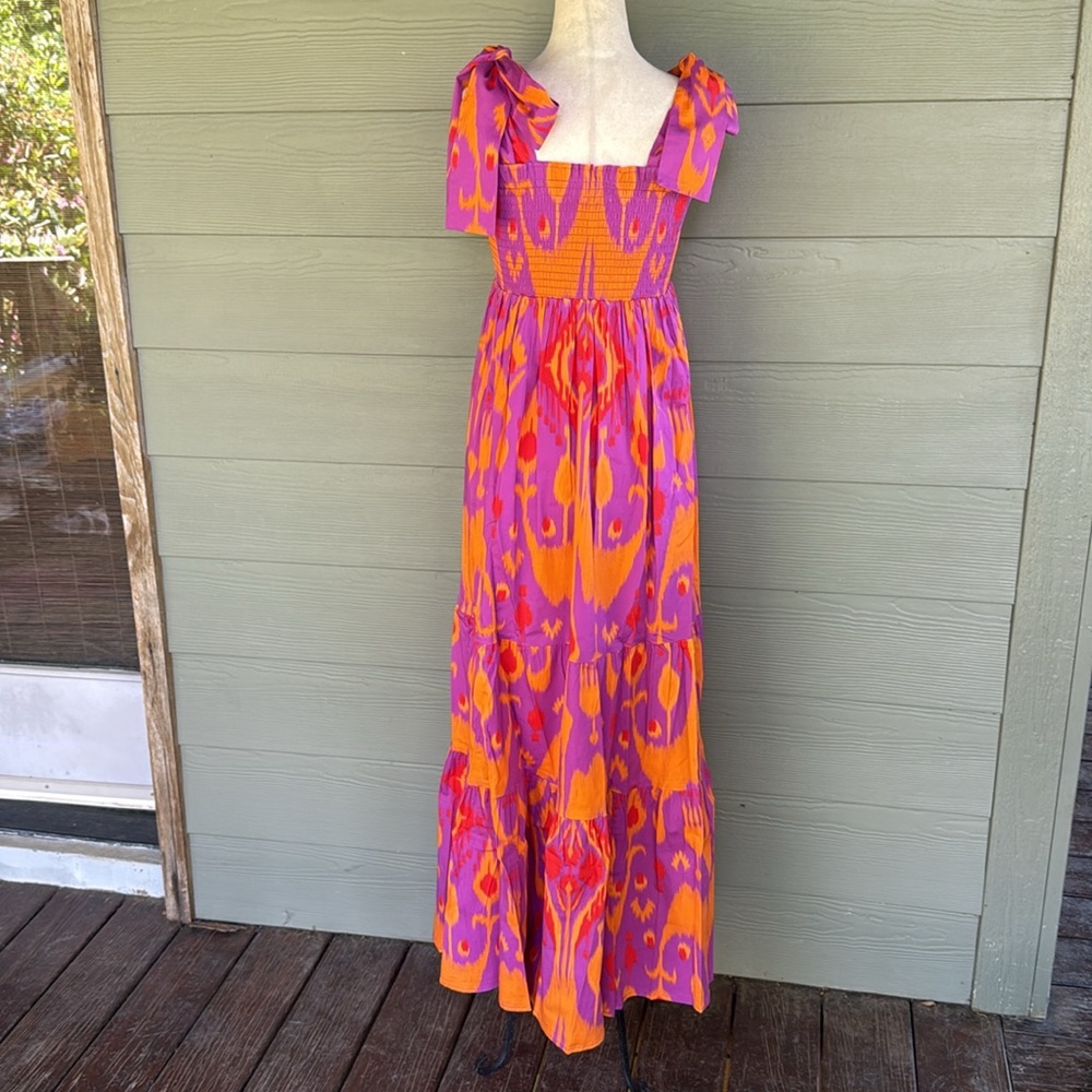 Sheridan French “Kelly” Dress in Sunset Ikat - Picture 6 of 9